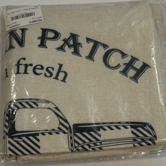 Pumpkin Patch Harvest Farm Fresh Happy Fall YAll Decorative Throw Pillow Covers - Picture 7 of 7